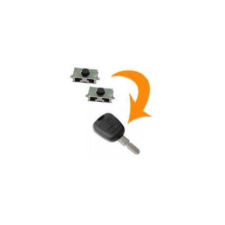 2 X Switch clé Peugeot 406 806