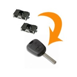 2 X Switch clé Citroën C1 C2 C3 C4