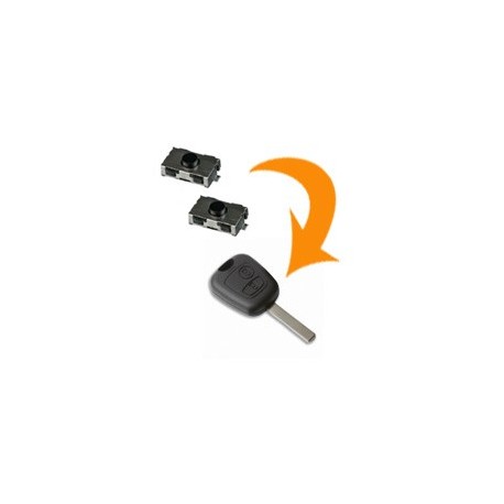 2 X Switch clé Citroën C1 C2 C3 C4