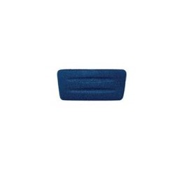 Bouton plastique clé Fiat (couleur bleu)