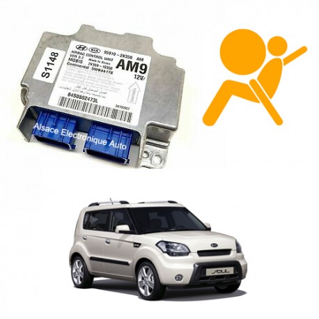 Réparation calculateur airbag KIA SOUL 95910-2K350 AM