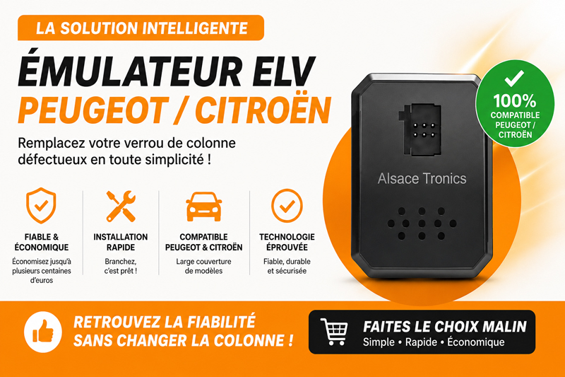 Dispositif de diagnostic / de remplacement ELV PSA